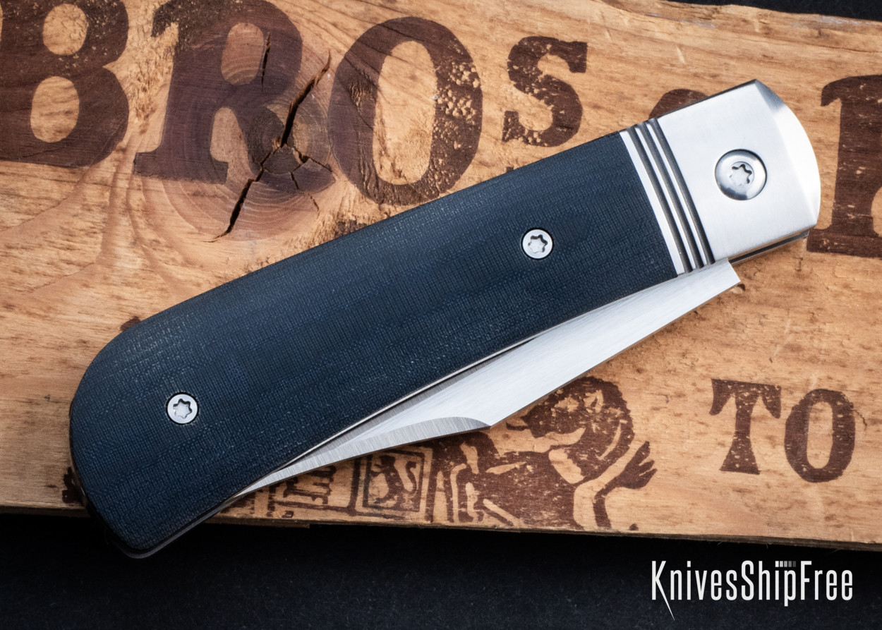 Jack Wolf Knives: Benny's Clip - Steel Series Slipjoint - Blue