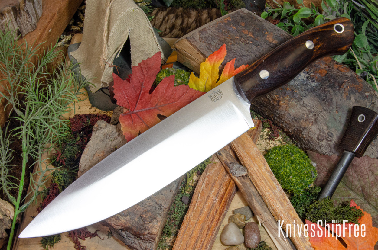 BARK  KNIVES  オーロラ Bark River Knives Aurora Bushcraft Knife ~ Canvas Micarta