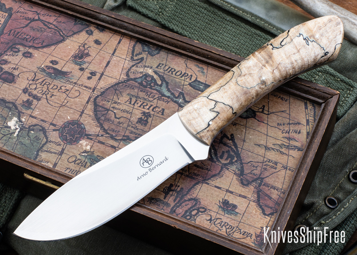 Arno Bernard Knives: Giant Series Giraffe - Spalted Maple - AB23IJ011