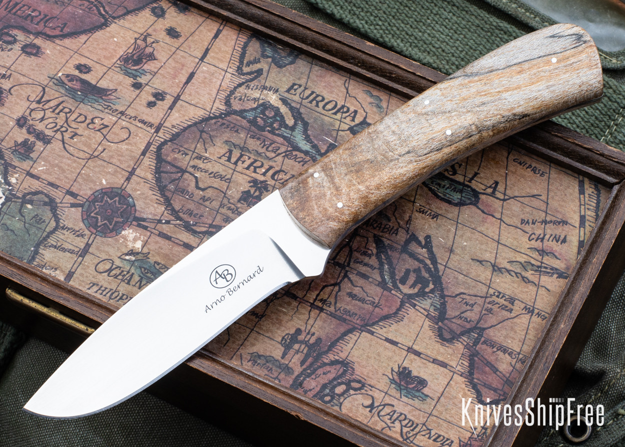 Arno Bernard Knives: Grazer Series Kudu - Spalted Maple - AB23IJ021