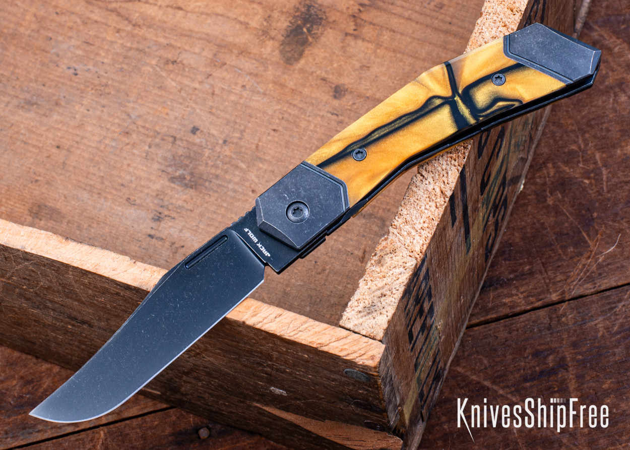Jack Wolf Knives: Bionic Jack - Kirinite Liquid Gold - Integral