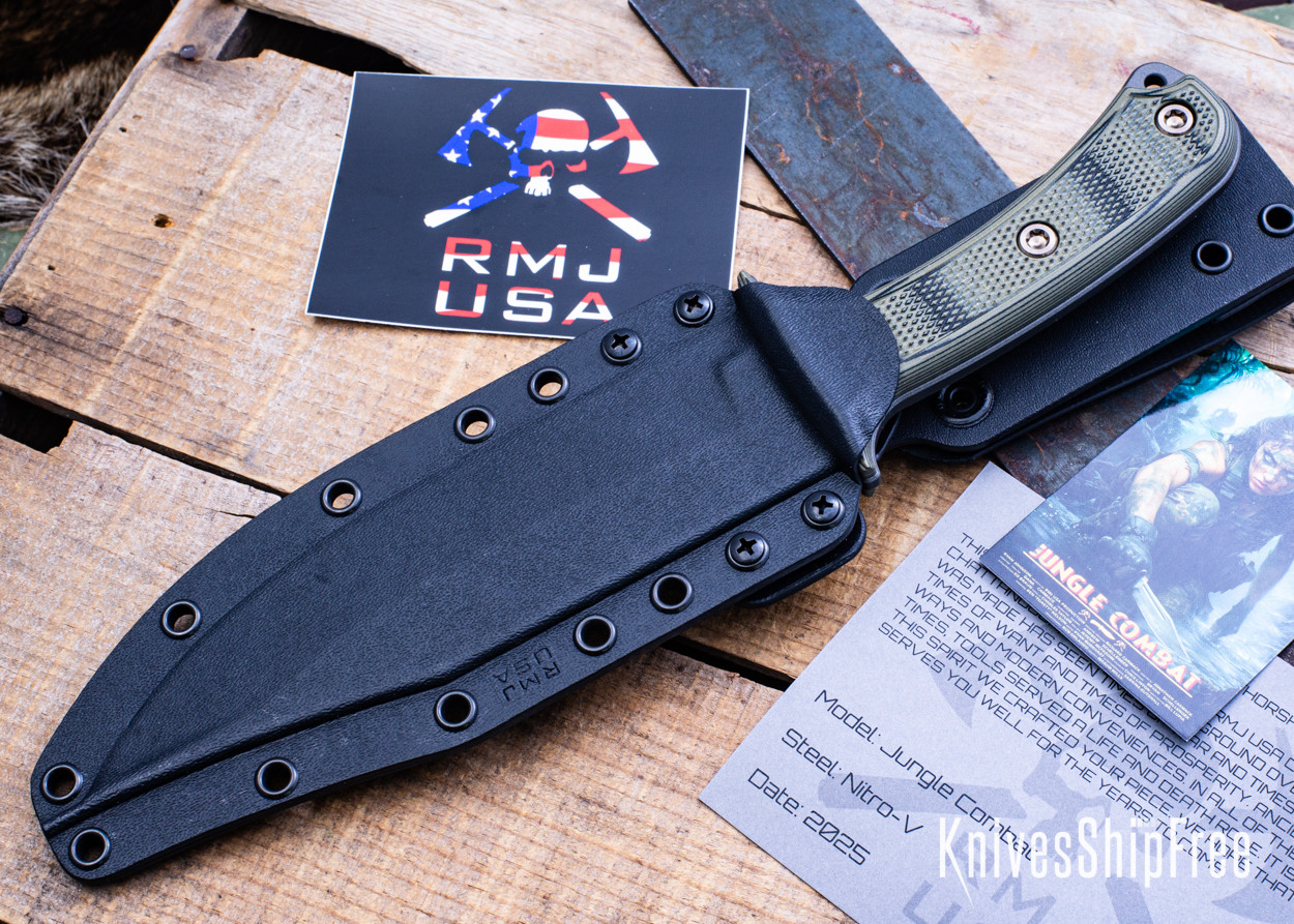 RMJ Tactical: Jungle Africa - Dirty Olive G-10 - Nitro-V