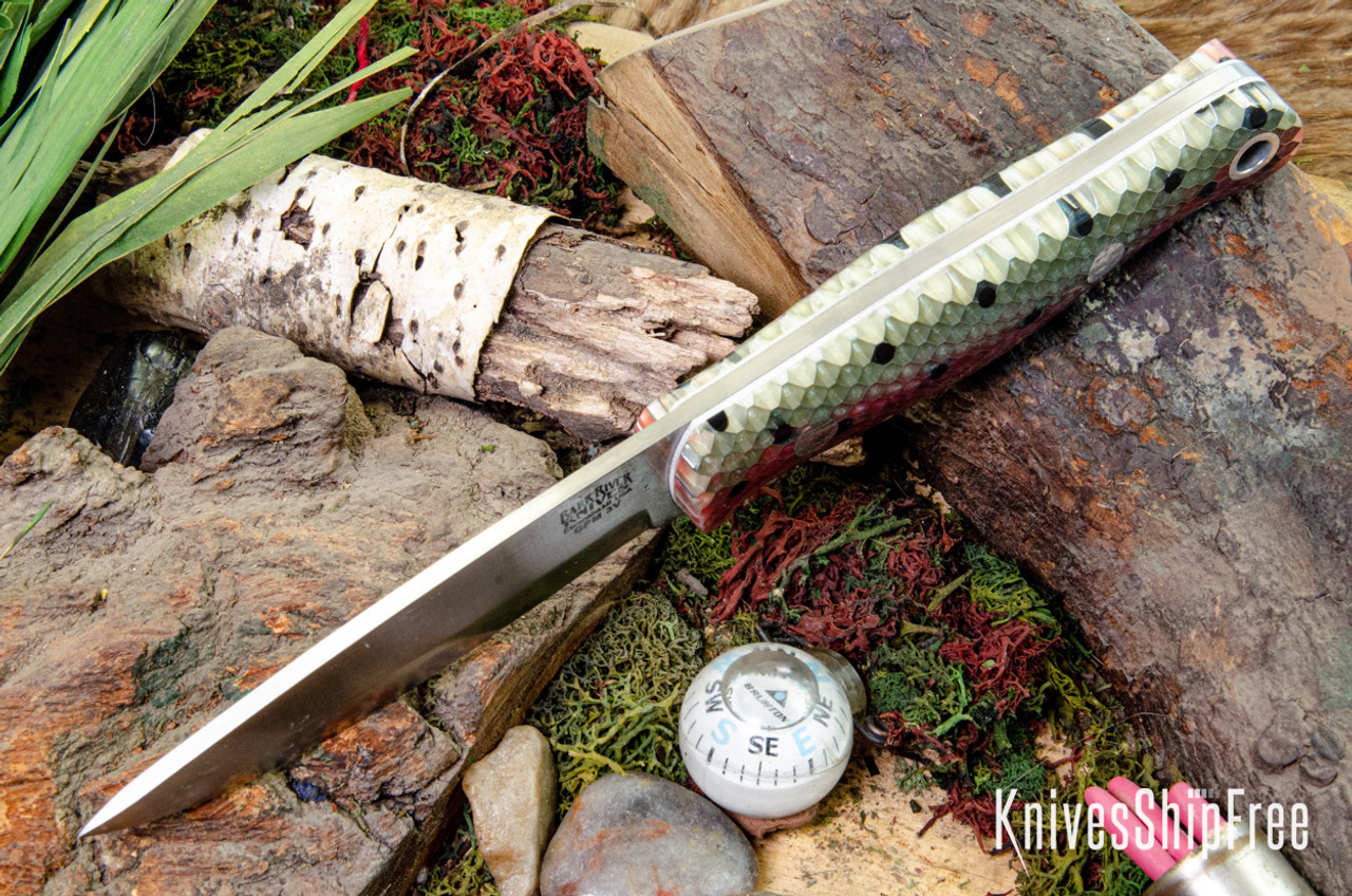バークリバー ブッシュクラフターLT Bushcrafter LT 3V Bark River Knives: Bushcrafter LT - CPM 3V - Rainbow Trout