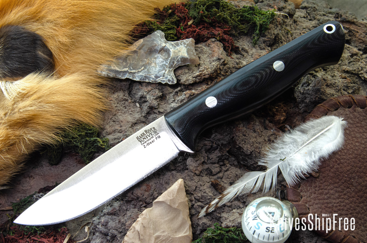 Bark River Knives: Gunny Hunter Z-Wear - Black G-10