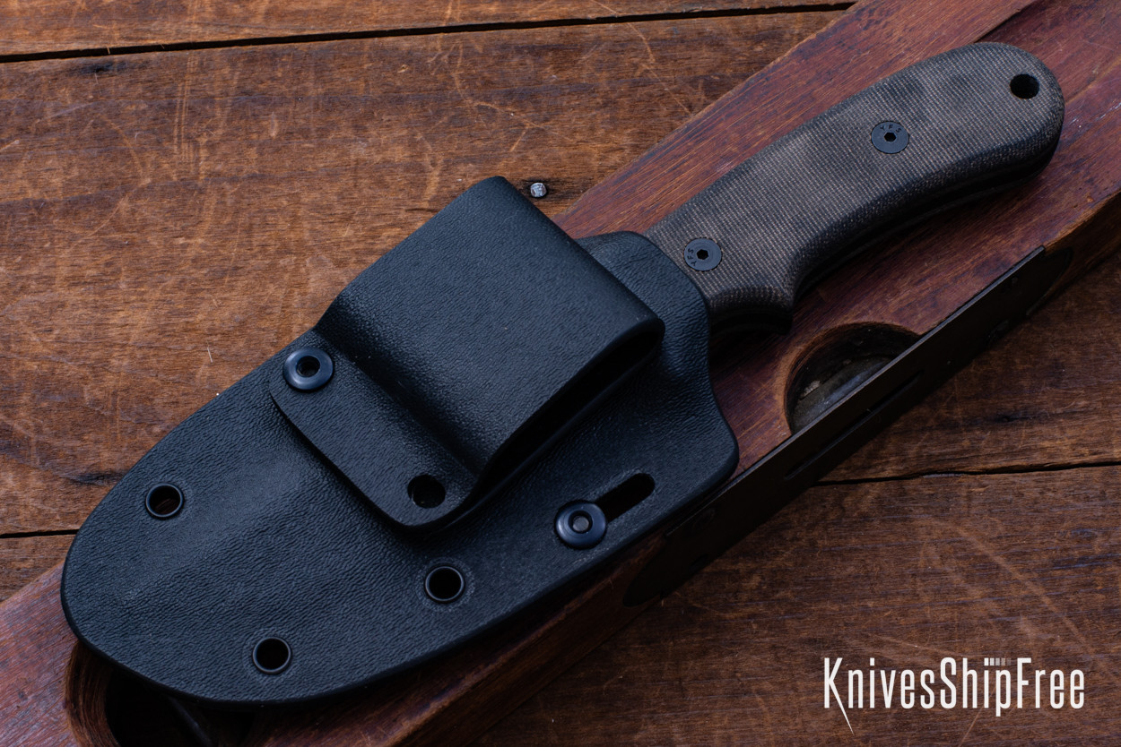 BlackJack Knives: Classic Model 125 - Black Canvas Micarta