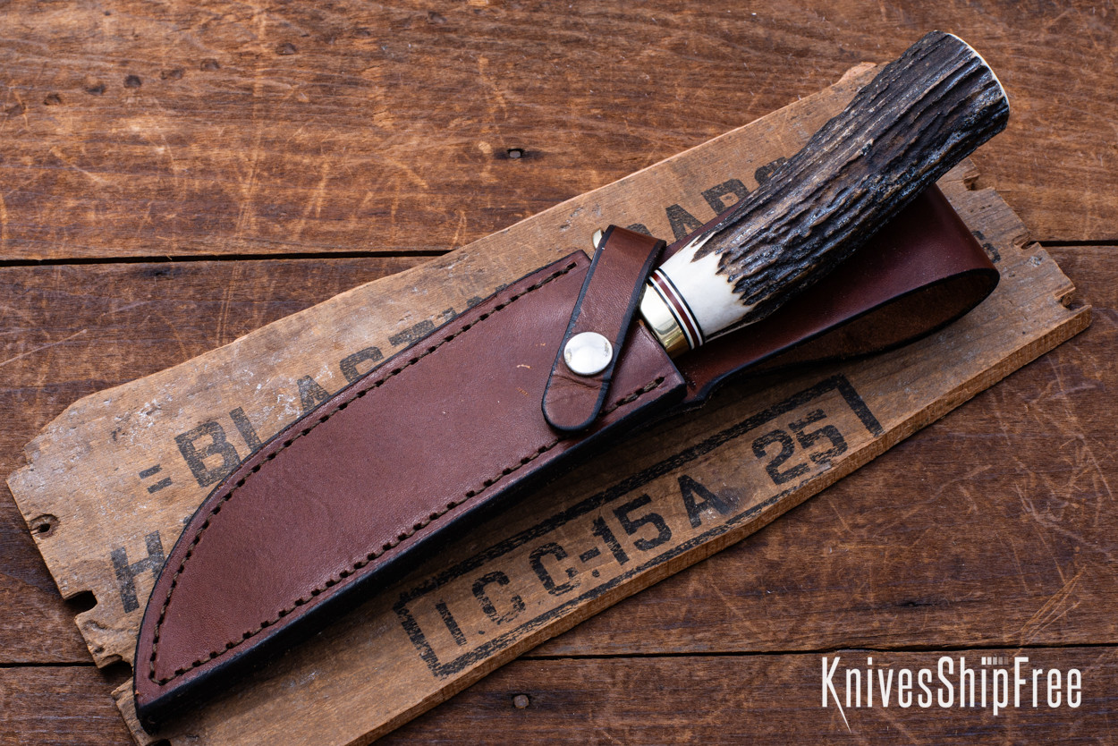 BlackJack Knives: Model 16 - Jet Pilot Survival - Leather & Sanbar