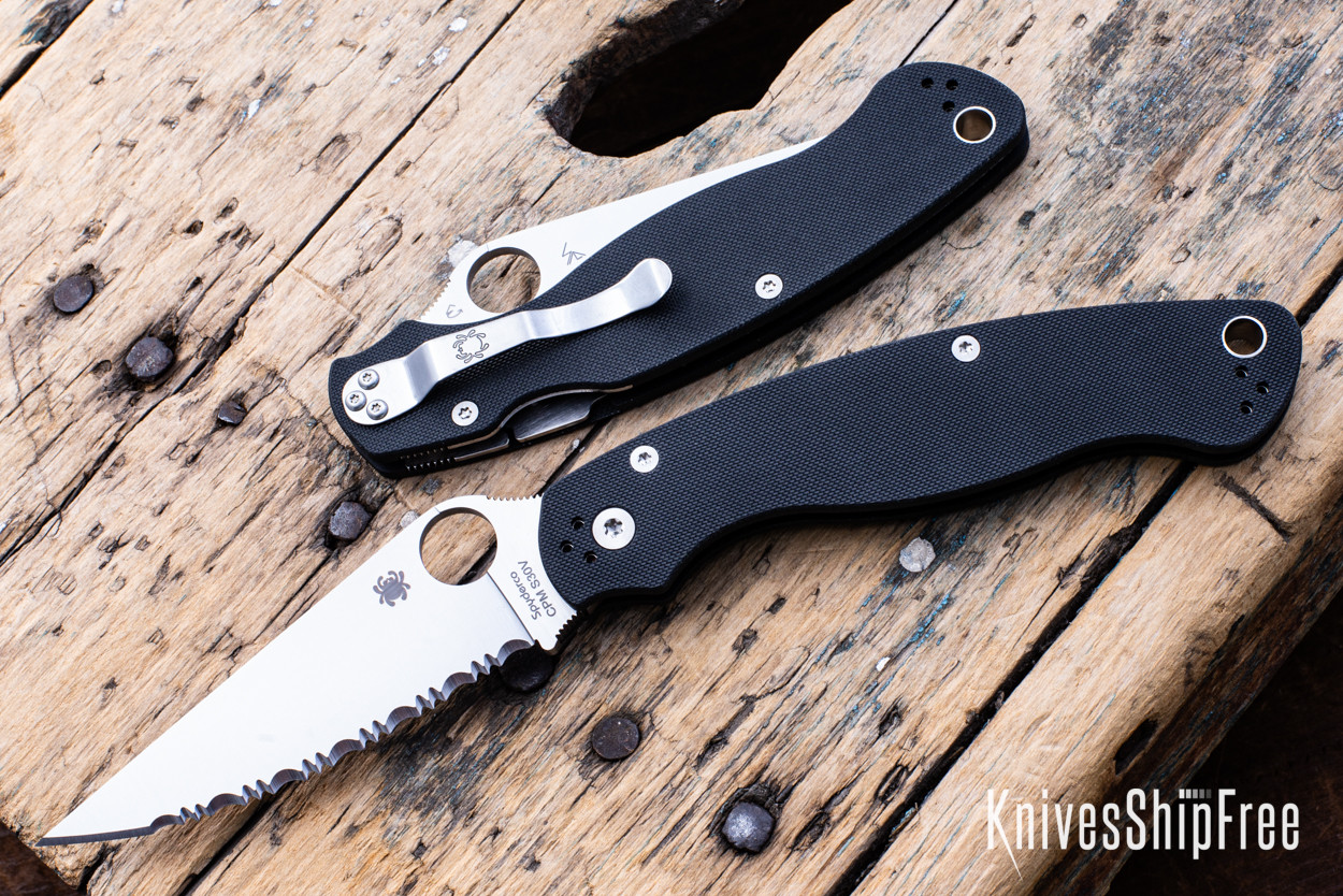 Spyderco: Military 2 - Black G-10 - CPM-S30V - Serrated 
