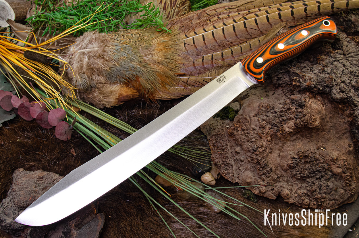 Bark River Knives: Golok II - Tigerstripe G-10 - Clip Point