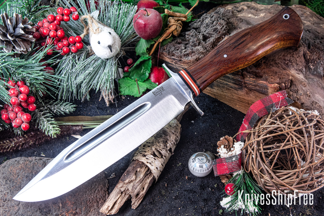 Bark River Knives: Teddy II - Moran Handle - Purple Heart Burl #2