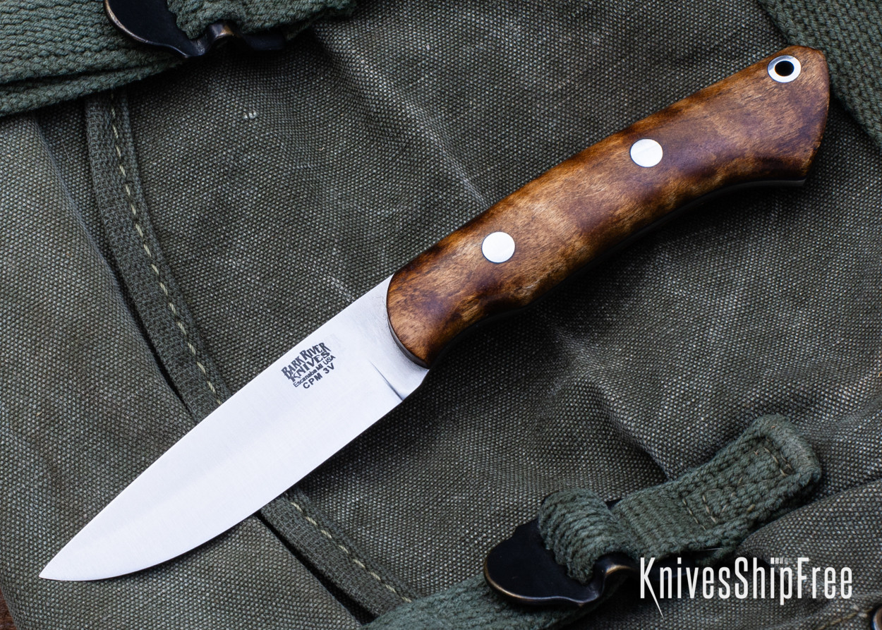 Bark River Knives: Featherweight Fox River - CPM 3V - Dark