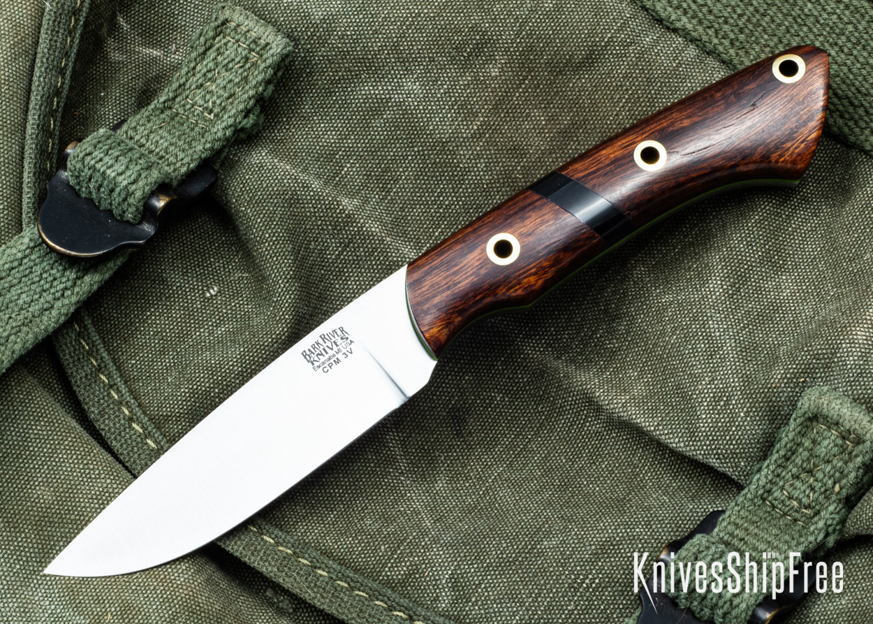 Bark River Knives: Featherweight Fox River - CPM 3V - Desert