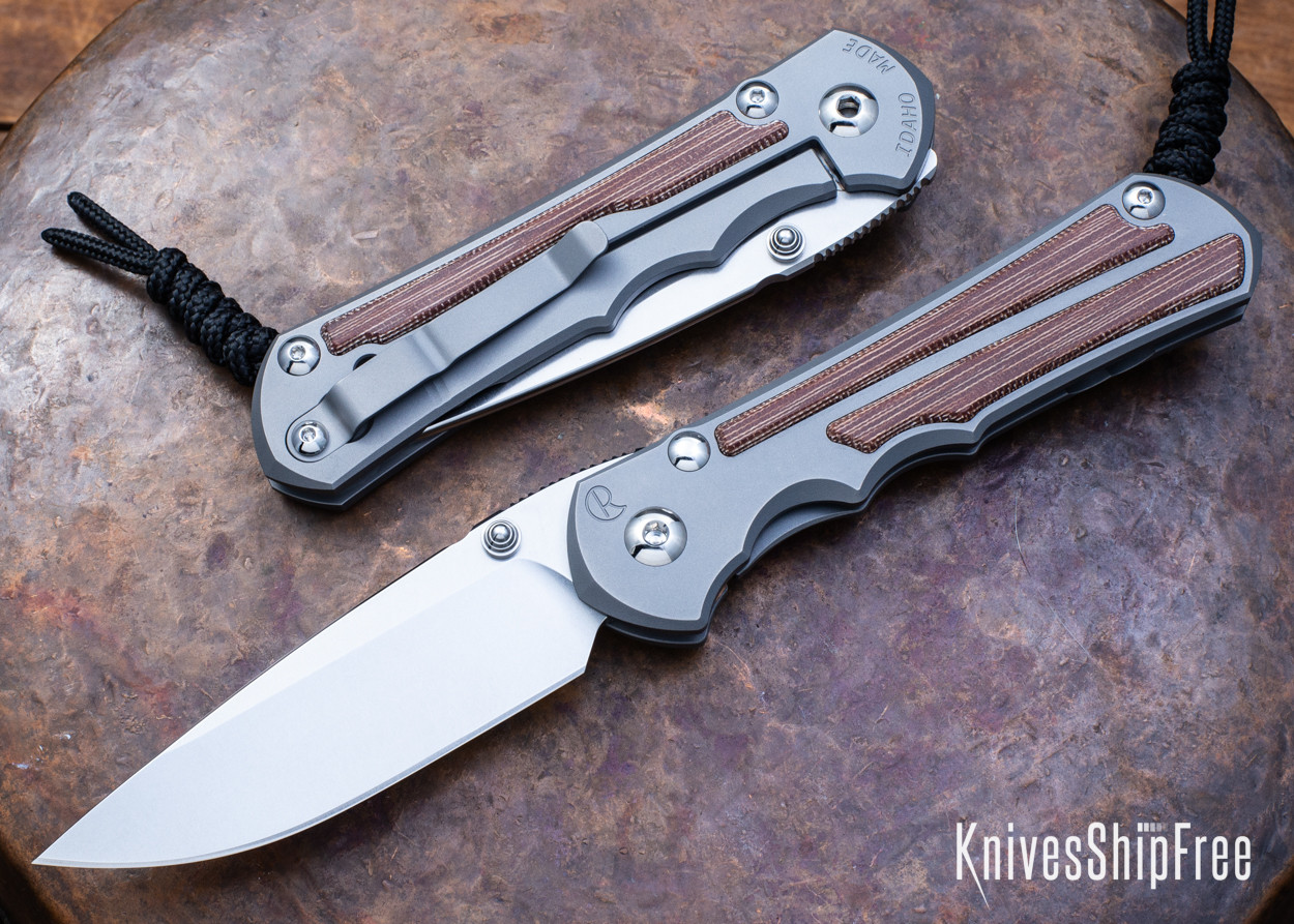 Chris Reeve Knives: Large Inkosi - Glass Blasted Titanium
