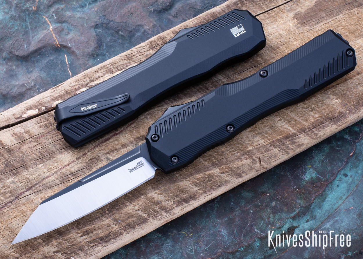 Kershaw Knives: Livewire - OTF Auto - Black Anodized Aluminum