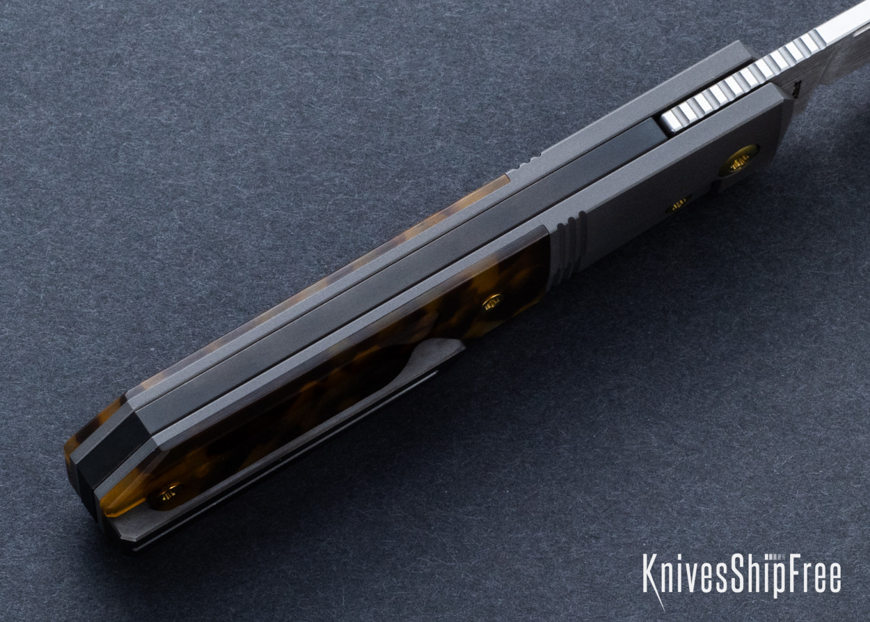 Jack Wolf Knives: After Hours Jack - Tortoise Shell Kirinite - CPM