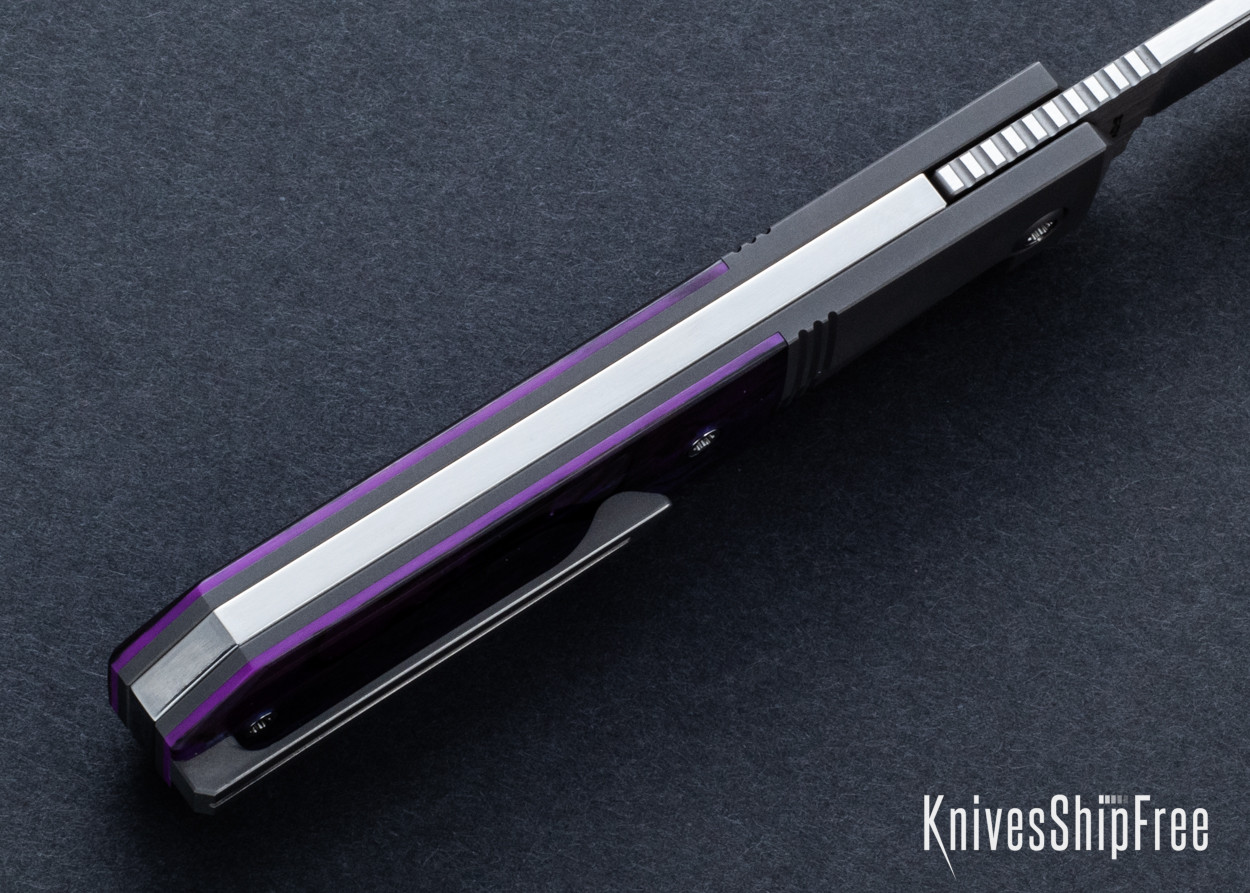 Jack Wolf Knives: After Hours Jack - Purple Abalone - CPM-S90V