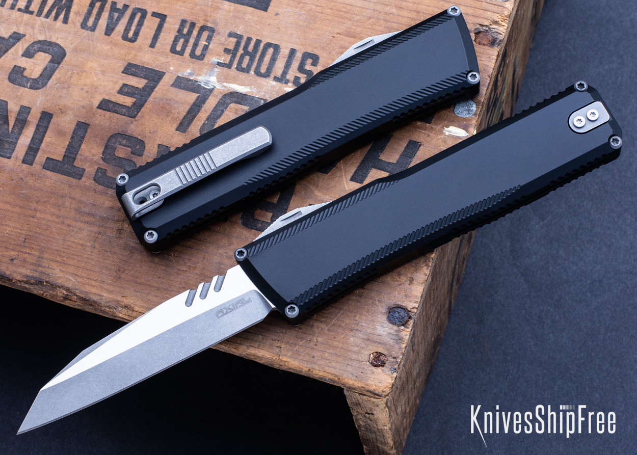 Axial Knives: Shift Gen 3 - OTF Auto - Black Anodized Aluminum