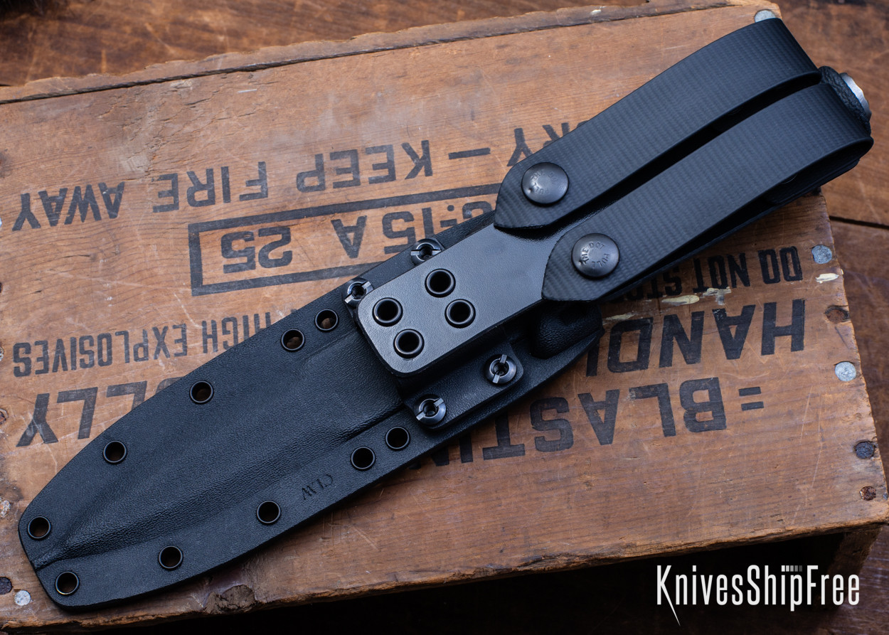 Defiant 7: M320 Fighting Knife - Black Polymer - CPM-3V - Tiger