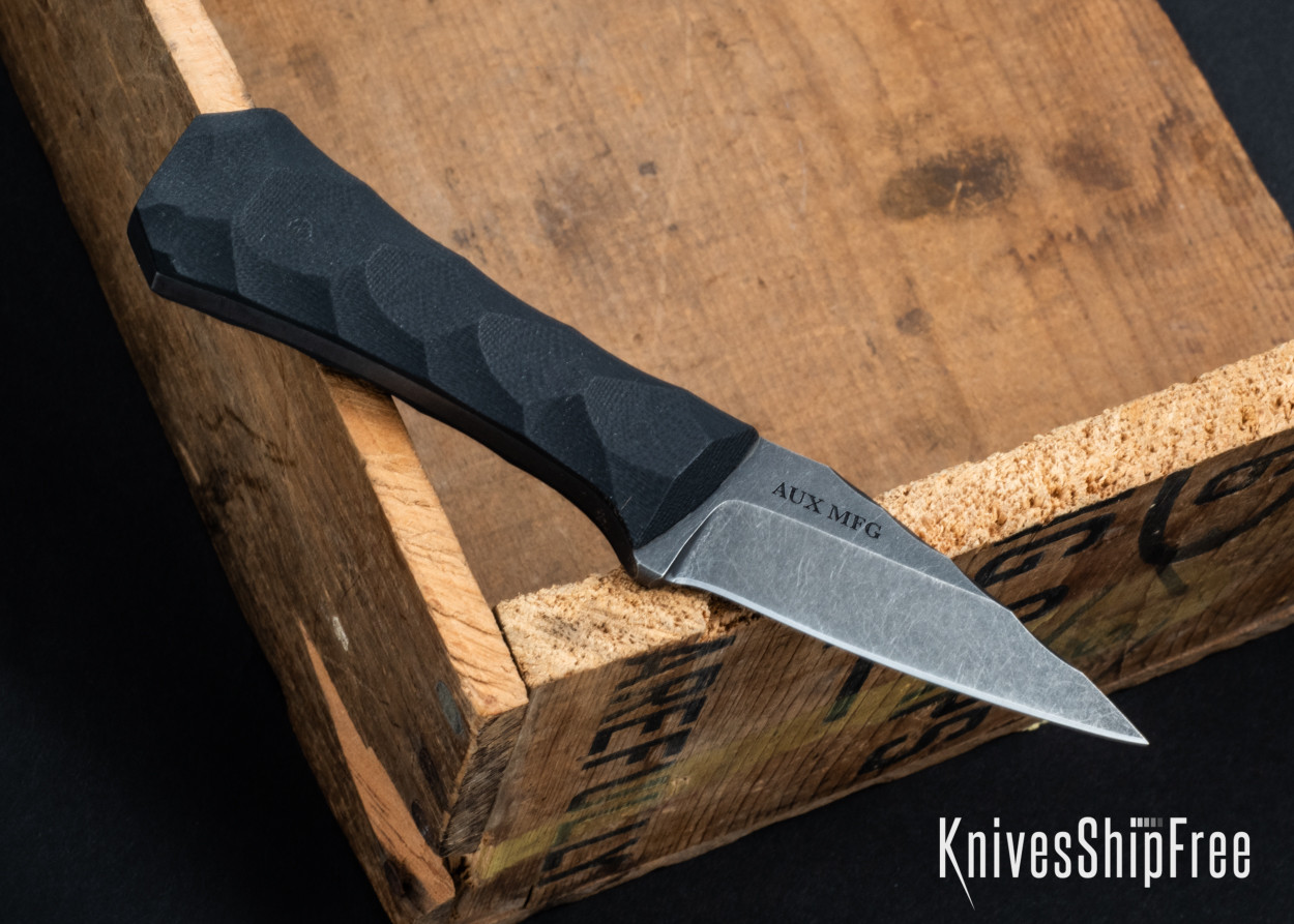 Auxiliary Manufacturing: Coffin - Textured Black G10 - AEB-L - Spear