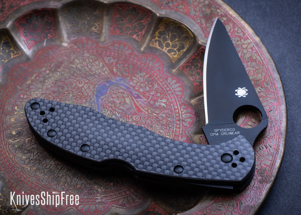 Spyderco: Delica 4 Sprint Run - Carbon Fiber - CruWear