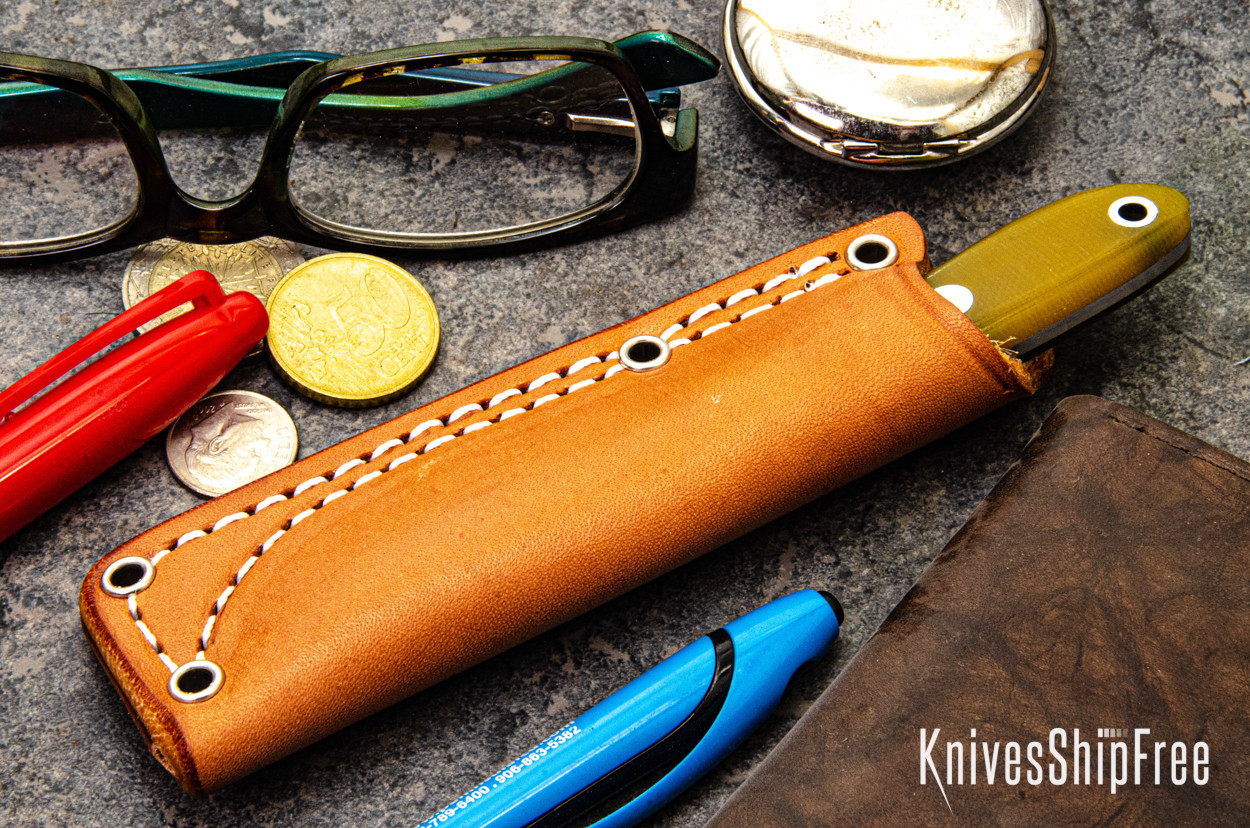 Bark River Knives: PSK - CPM 3V - Firegazer Voodoo Resin - Red Liner