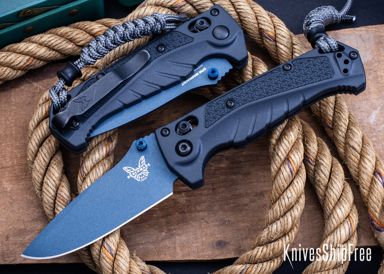 Benchmade Knives: 18065BT-01 Mini Adira - AXIS Lock - Tempest Gray