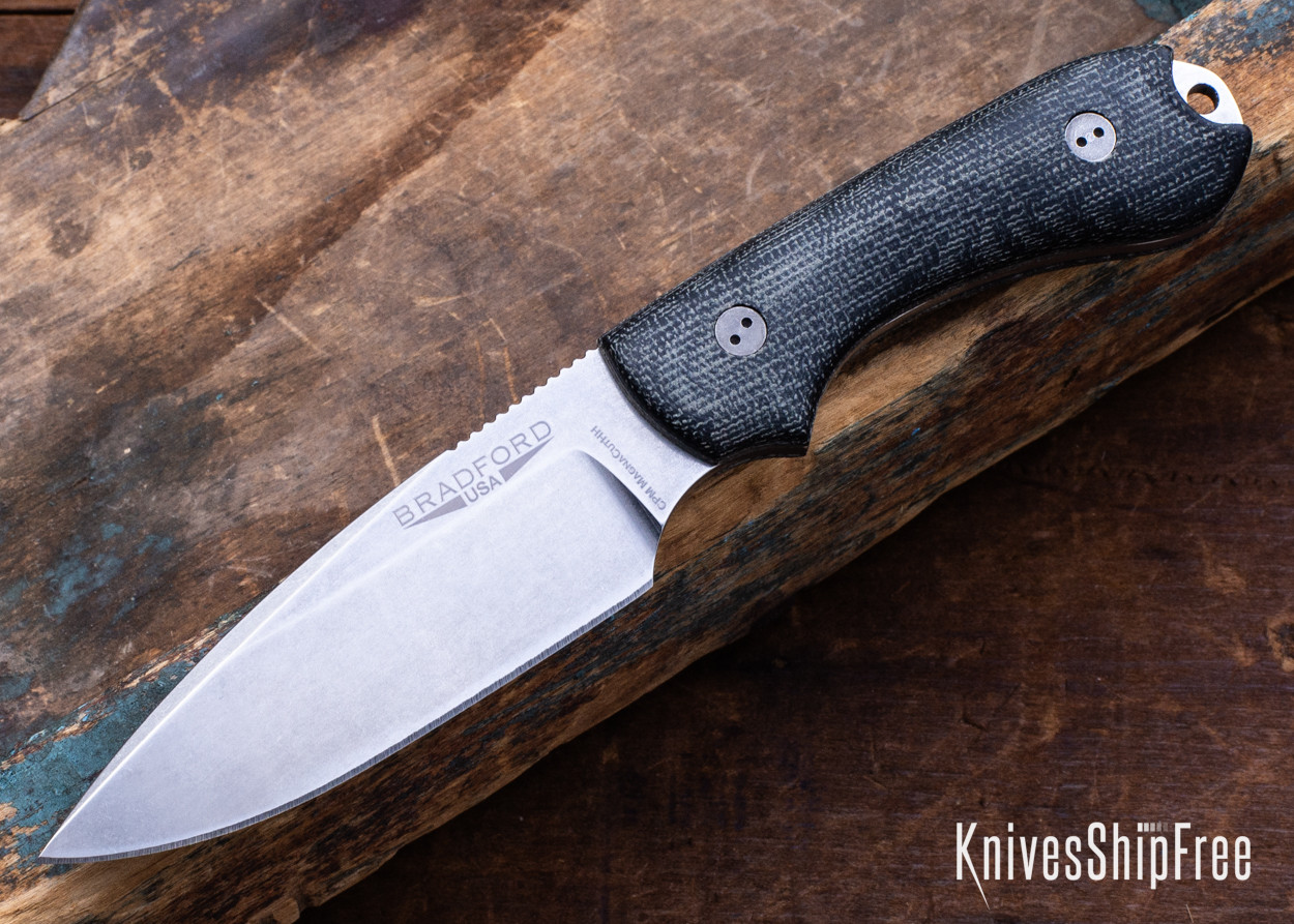 Bradford Knives: Guardian 3 - 3D Black Micarta - High Hardness