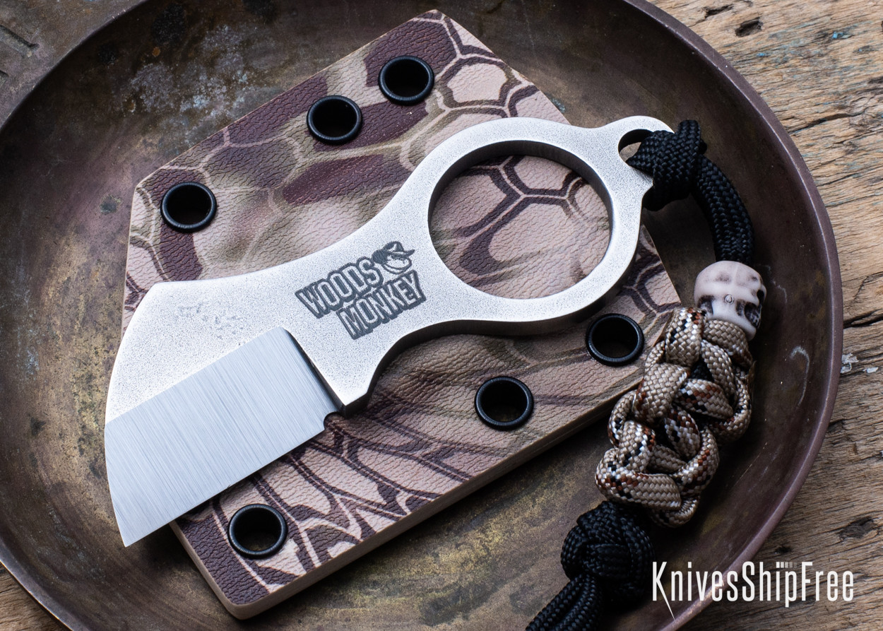 L.T. Wright Knives: Woods Monkey Batwing - EDC Ring Knife