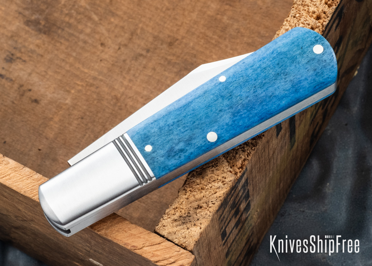 Jack Wolf Knives: Gateway Barlow - Gateway Series - Smooth Blue