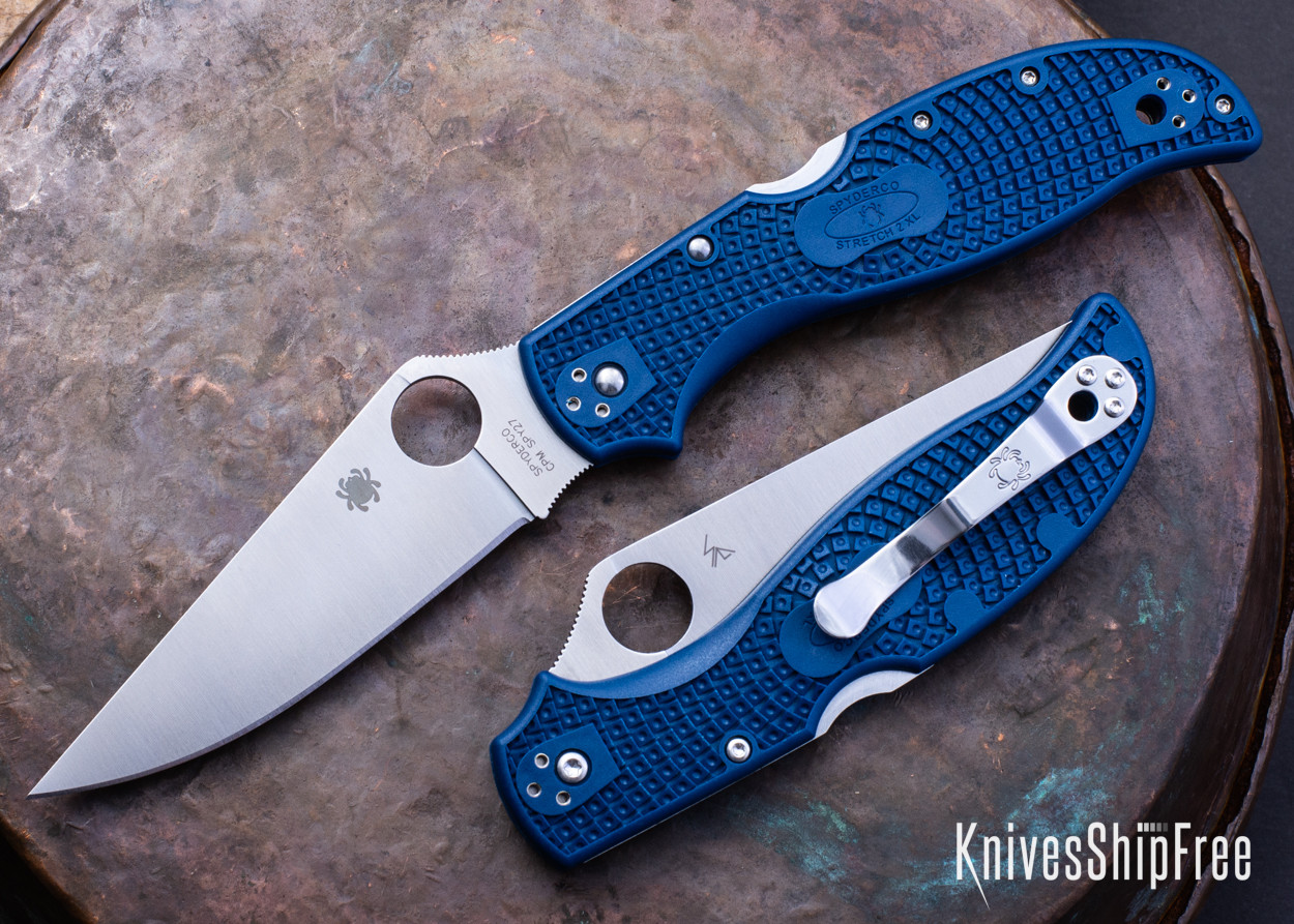Spyderco: Stretch 2 XL Lightweight - Cobalt Blue FRN - CPM-SPY27