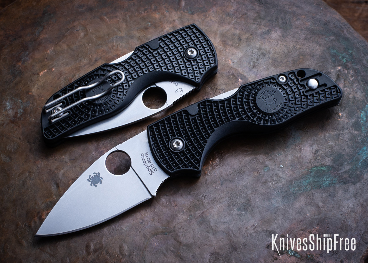 Spyderco: Lil' Native Lightweight - Lockback - Black FRN - CTS