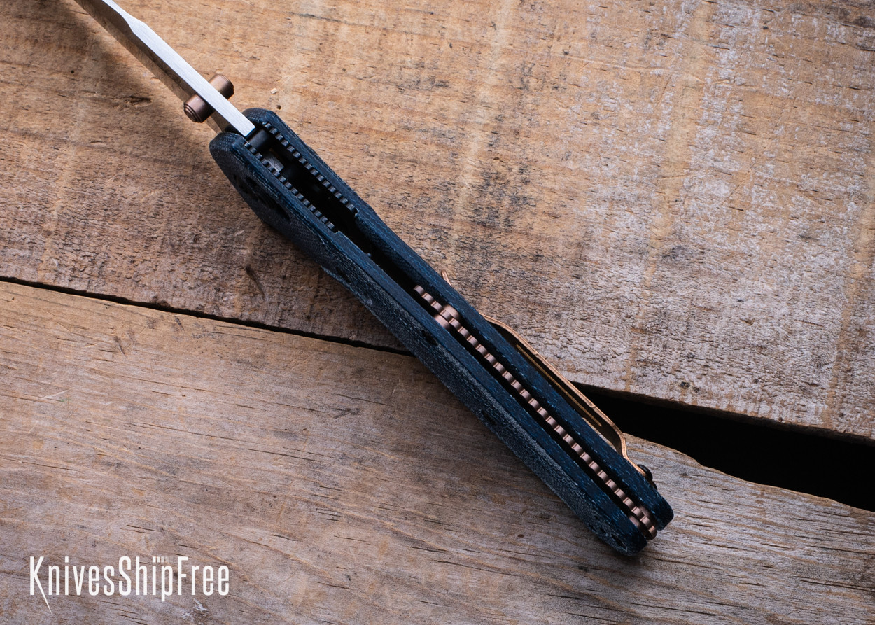 Benchmade Knives: 940-04 Osborne - Blue Denim Micarta - M390