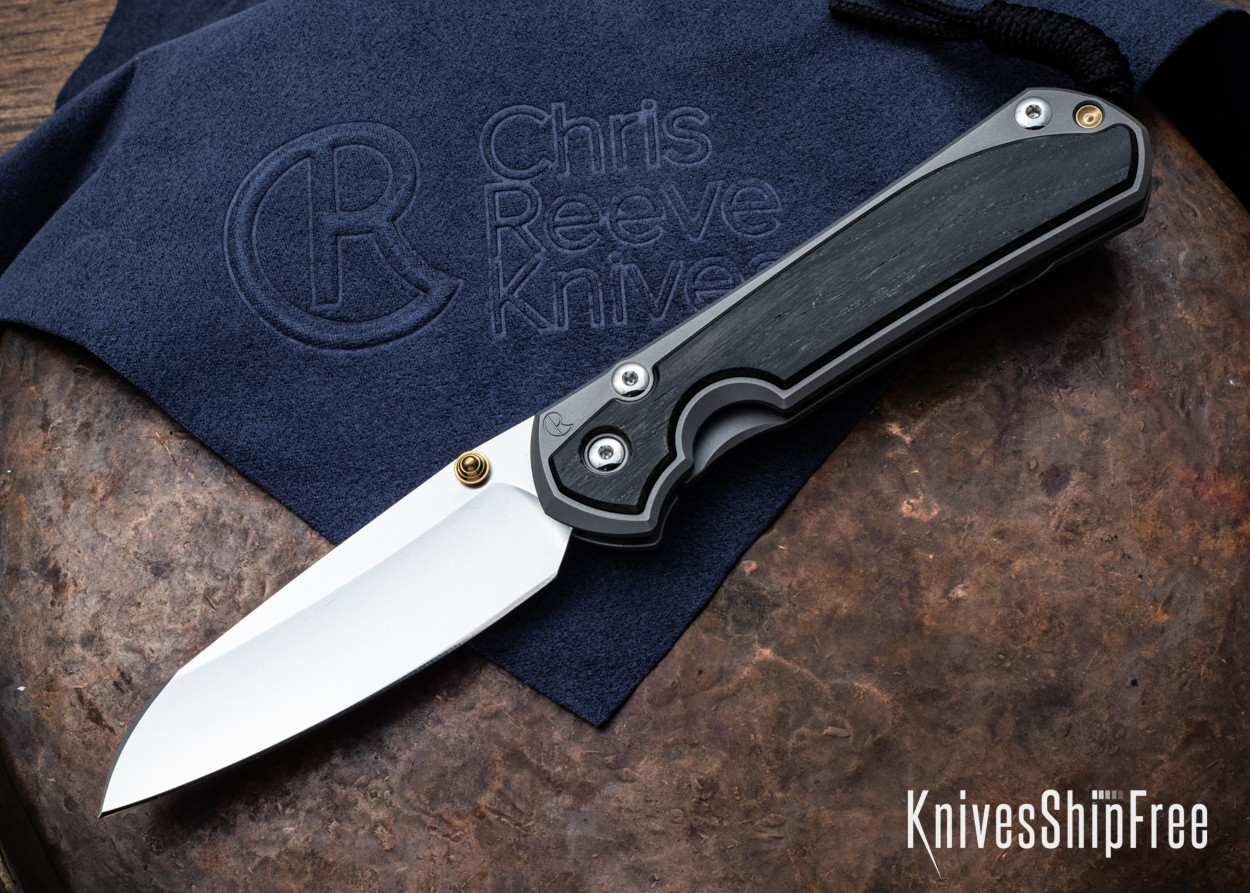 Chris Reeve Knives: Large Sebenza 31 - Bog Oak Inlay - CPM