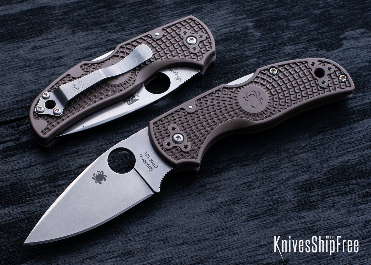 Spyderco: Native 5 Lightweight Sprint Run - Lockback - Brown FRN