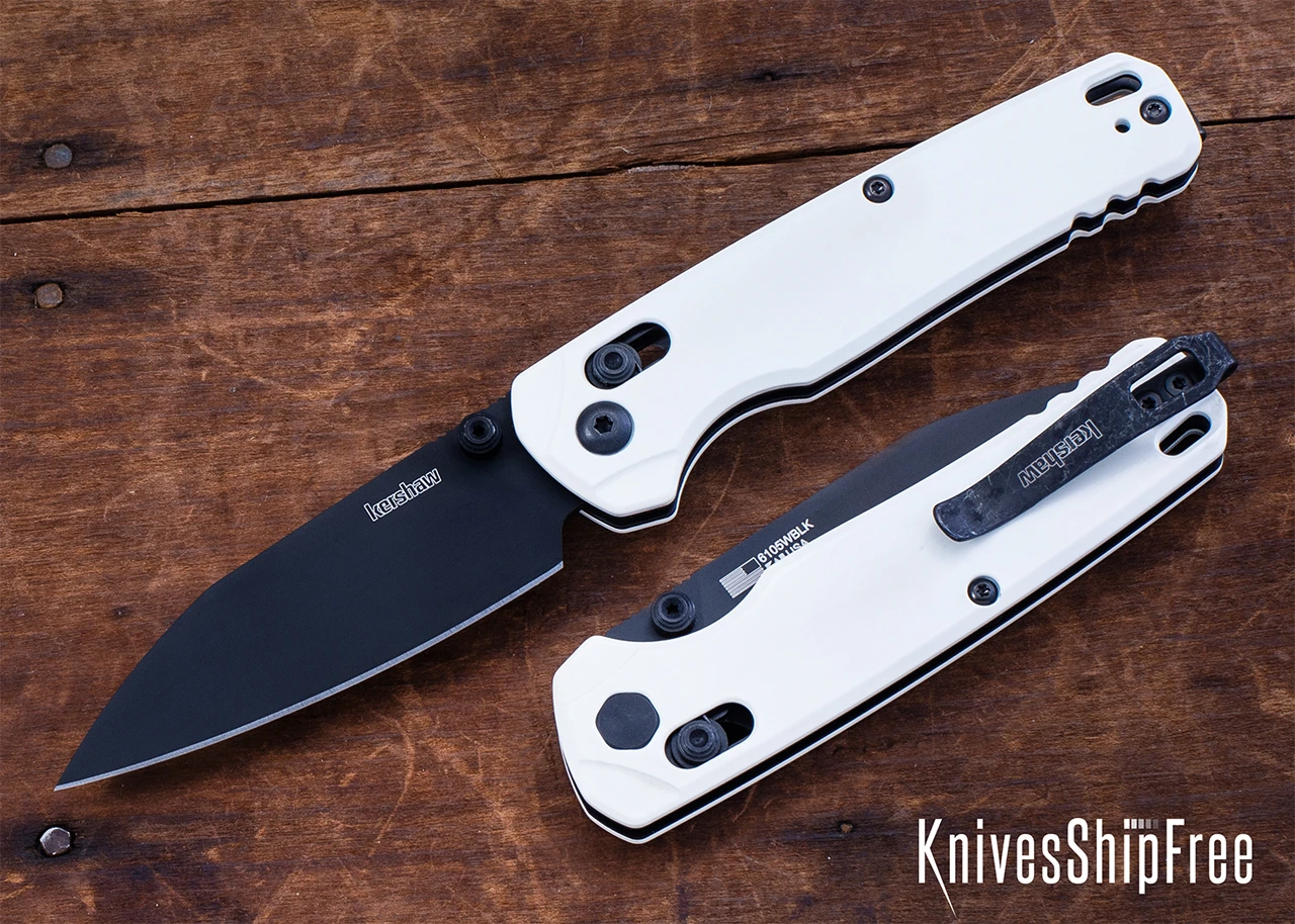 Kershaw Knives: Bel Air - Bright Nickel Aluminum - Duralock - KVT 