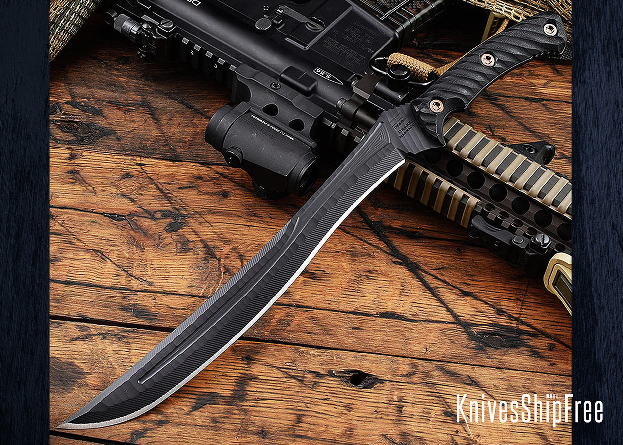 Drake Tactical RMJ Tactical: Drake - CPM-MagnaCut - Black Cerakote - Black G-10 ...