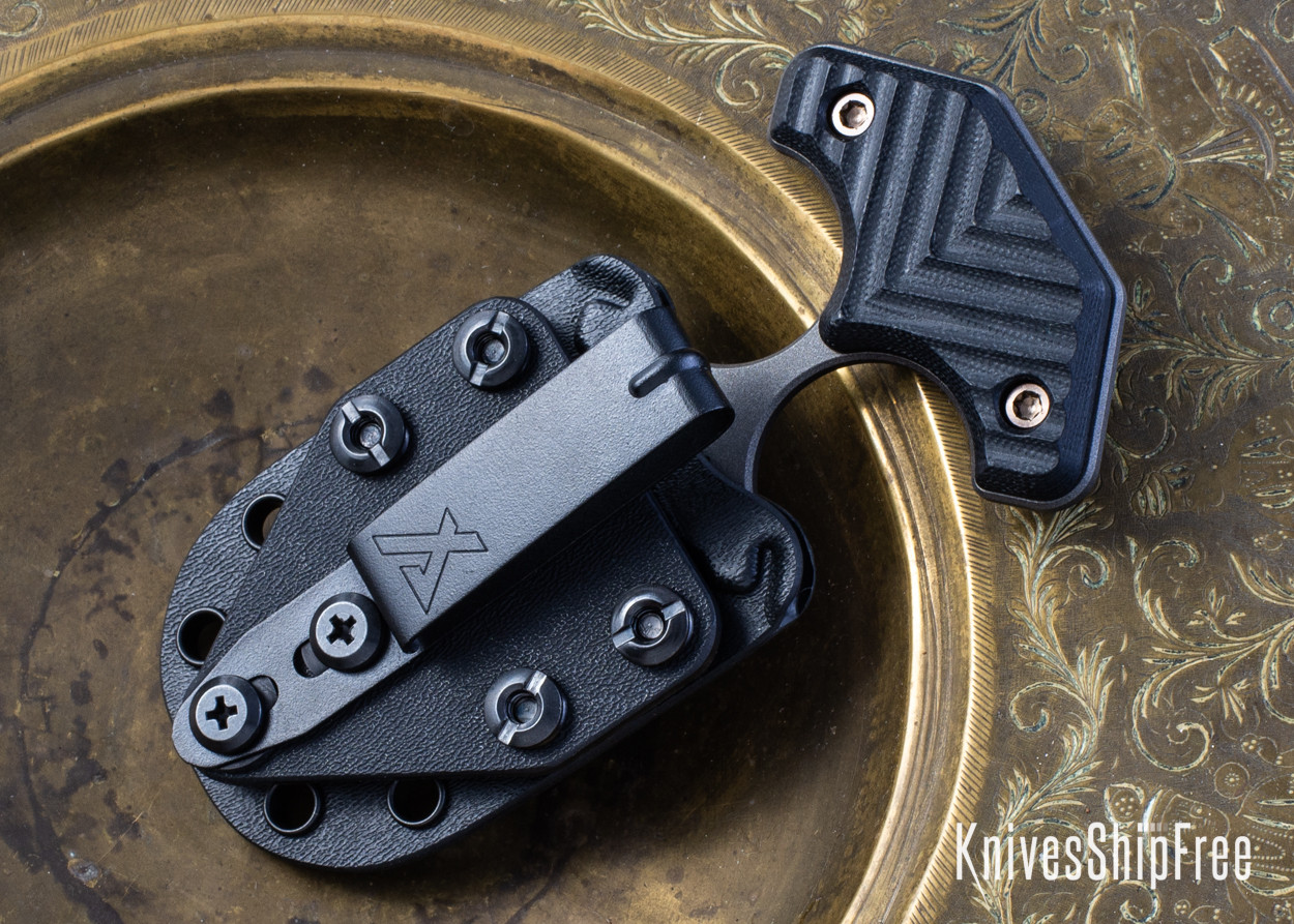 RMJ Tactical: BUB - Back Up Blade - Hyena Brown G-10 - MagnaCut