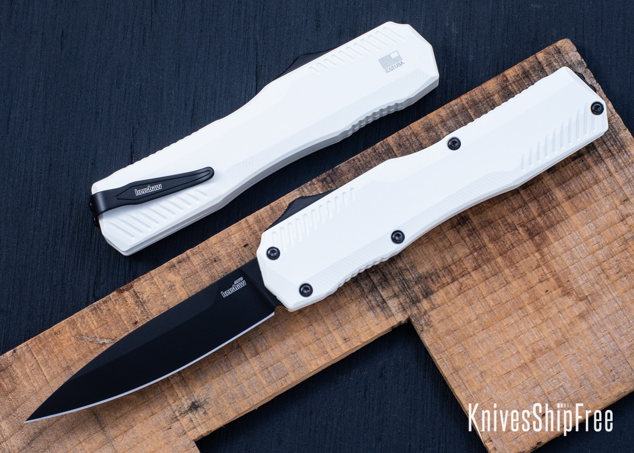 Kershaw Knives: Livewire Trooper Edition - OTF Auto - White