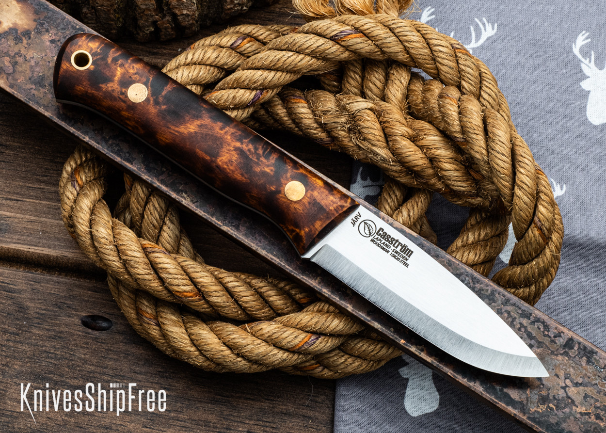 Casstrom: Woodsman - Järv - 15N20Tool Steel - Zero Scandi Grind 