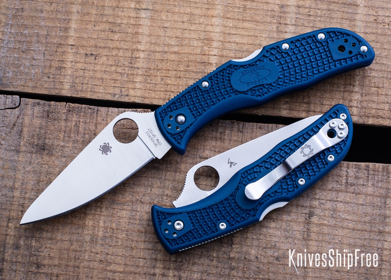 Spyderco: Endela Lightweight - Cobalt Blue FRN - CPM-SPY27