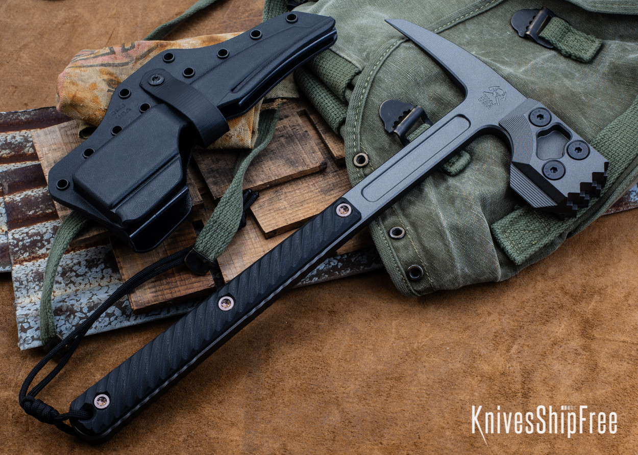 RMJ Tactical: Cuddles - S7 Limited Edition - Black G-10 - Tungsten