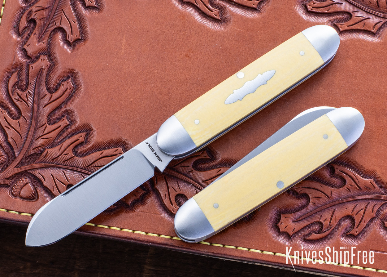 Jack Wolf Knives: Equal End - Gateway Series - Antique Paper