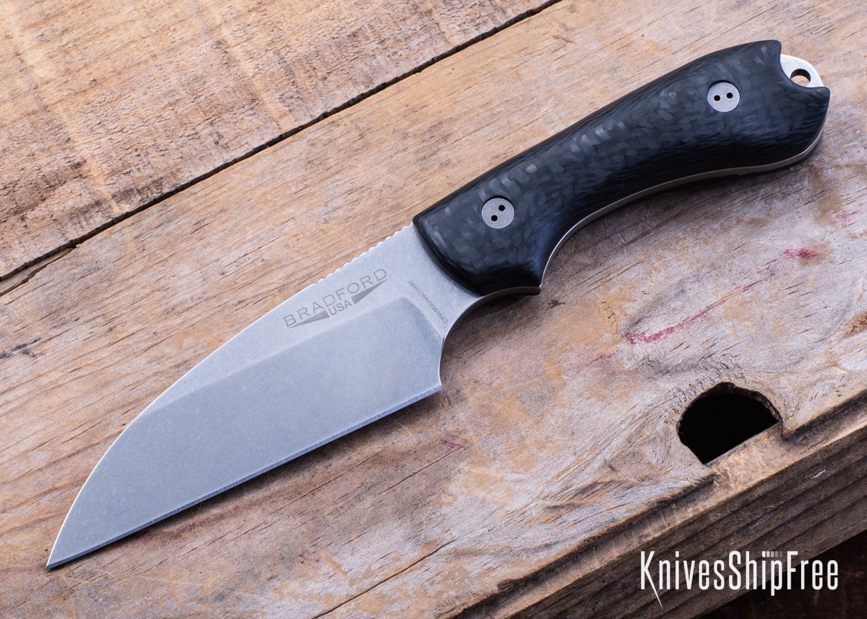 Bradford Knives: Guardian 3 HH Wharnie - 3D Carbon Fiber