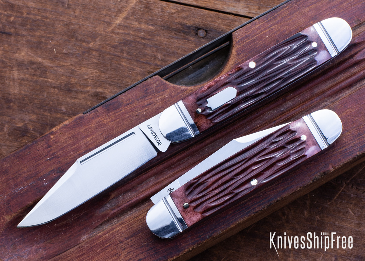 RoseCraft Blades: Birchfield Camp Jack - Brown Jigged Bone