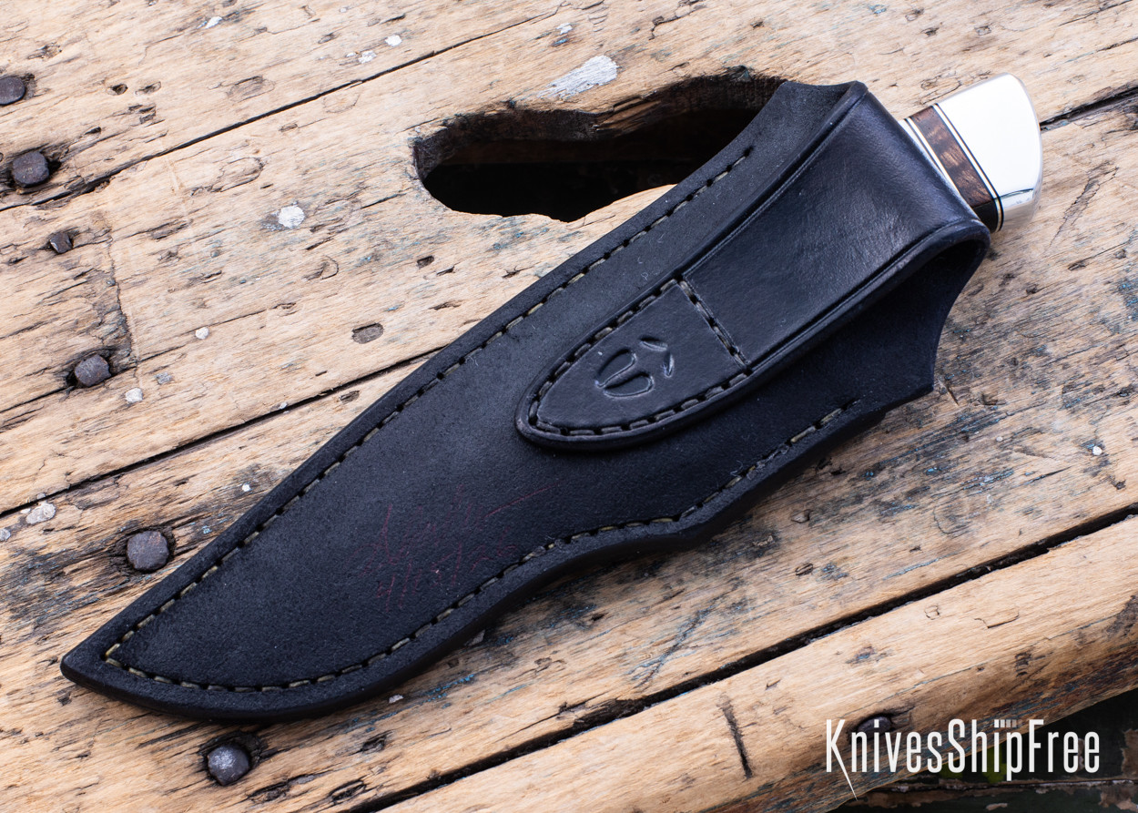 Alan Warren Custom Knives: #2711 Trailing Point Hunter - African
