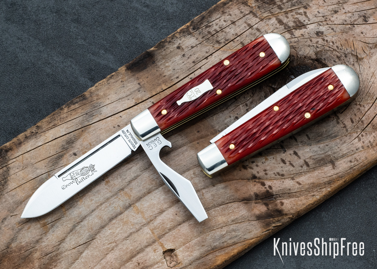 Great Eastern Cutlery: #15 - Tidioute - Crown Lifter - Cinnabar