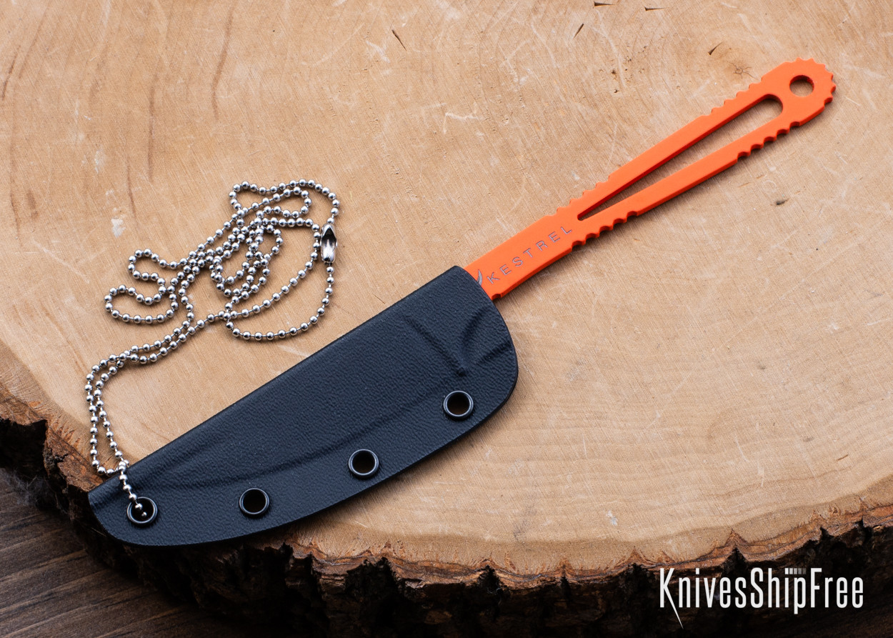 Kestrel Knives: Mountain Caper 2.0 - MagnaCut - Orange Cerakote