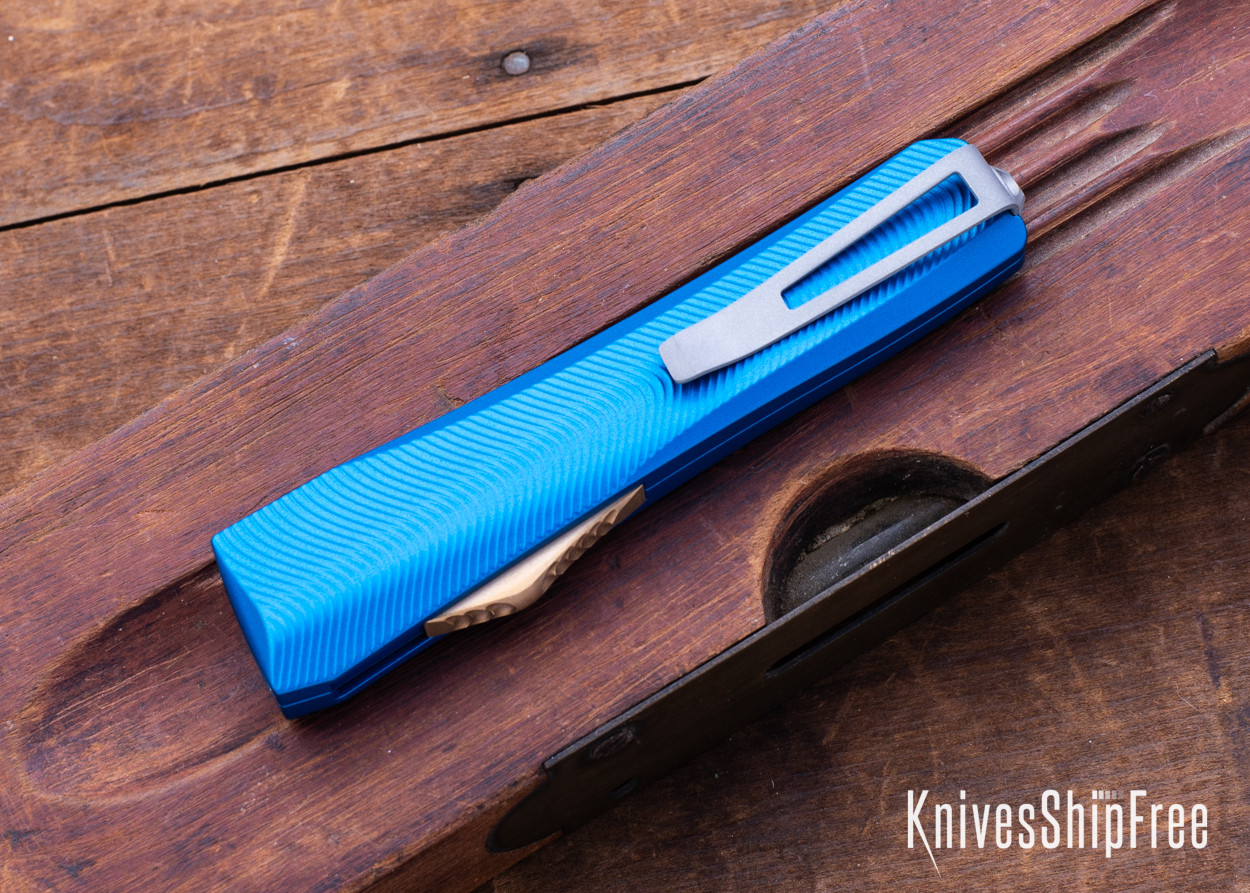 Core Edge USA: 0331 Pulsar OTF - Blue Anodized Aluminum - MagnaCut