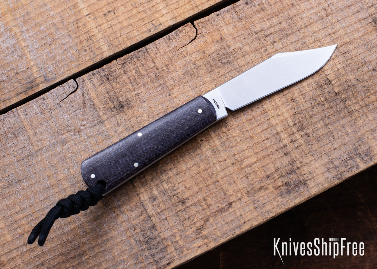 Jack Wolf Knives: Gateway FIXedc - Vibe Jute Bison - 14C28N - Satin