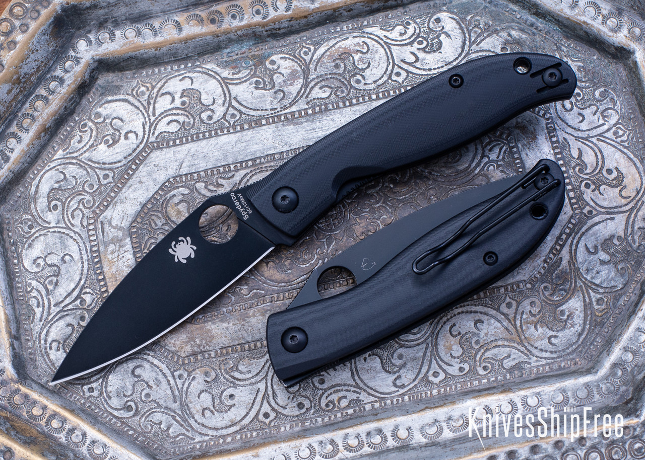 Spyderco: Mantra 4 - Flipper - Black G-10 - Liner Lock - 8Cr13MoV