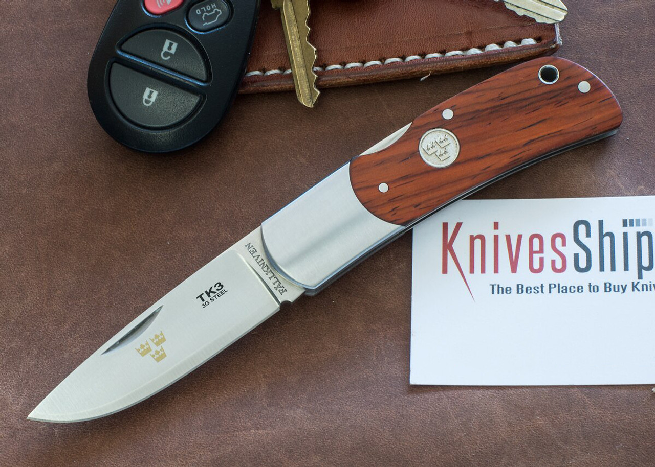 Fallkniven: TK3 - Tre Kroner Folder - Cocobolo - 3G Steel